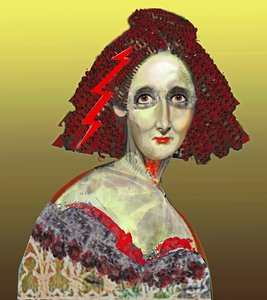 Mary Wollstonecraft Shelley, 2023 (digital) af Neale Osborne