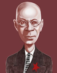 Sergey Prokofiev, 2023 (digital) af Neale Osborne