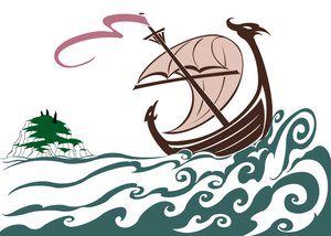 Storybook Ship, 2022 (digital) af Neale Osborne