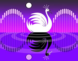 Swan Lake IV, 2019 (digital) af Neale Osborne
