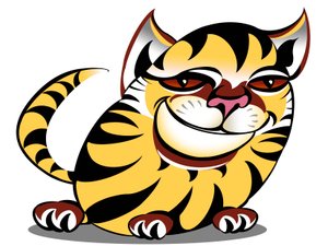 Tiger kat af Neale Osborne