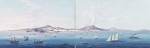 Napoli-bugten af Neapolitan School
