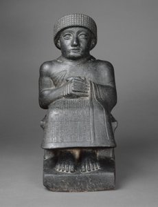 Statue af Gudea, ca. 2090 f.Kr. (diorit)