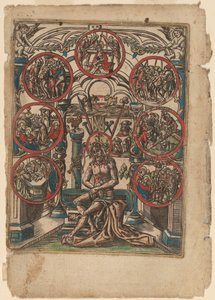 Kristus som sorgens mand af Netherlandish 16th Century