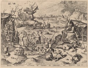 Sankt Anthonys fristelse af Netherlandish 16th Century after Hieronymus Bosch, Hieronymus Cock