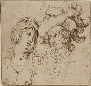 Cavalier med en skøge