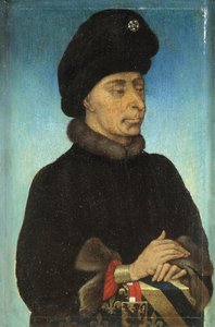 Portræt af Johannes den frygtløse, hertug af Bourgogne, midten af det 15. århundrede.