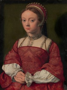Portræt af en ung kvinde. af Netherlandish Painter