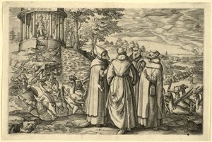 Allegori om hertugen af Alvas nederlag ved Brielle, 1580 af Netherlandish School