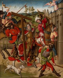 Kejser Heraclius nægtede indrejse i Jerusalem af Netherlandish School