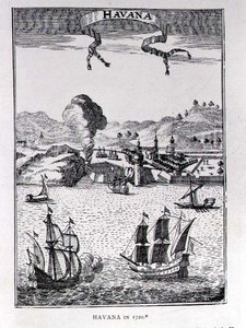 Havana, fra Gages Voyages, Amsterdam, 1720 af Netherlandish School
