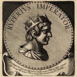 Den hellige romerske kejser Rupert. af Netherlandish School