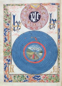 Ms 324 f.13 v. Holy Dove & Matter, fra Metamorphoses af Ovid, 1479 af Netherlandish School