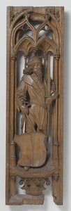 Panel fra en orgelkasse, ca. 1510-20 af Netherlandish School