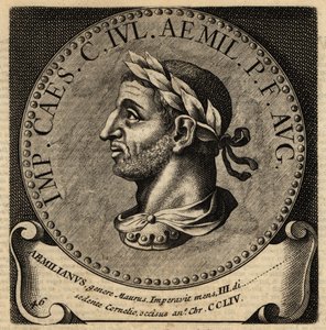 Portræt af den romerske kejser Aemilian. af Netherlandish School