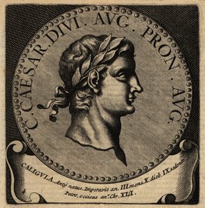 Portræt af den romerske kejser Caligula. af Netherlandish School