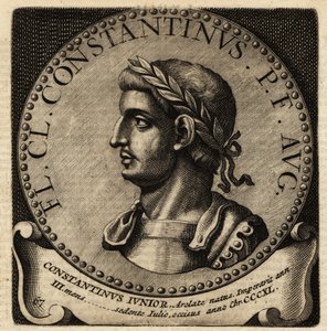 Portræt af den romerske kejser Konstantin II. af Netherlandish School