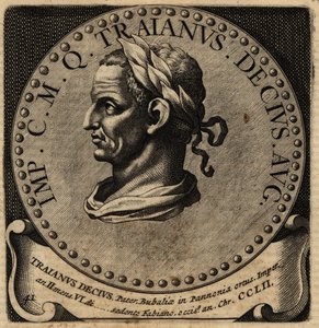 Portræt af den romerske kejser Decius. af Netherlandish School
