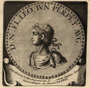 Portræt af romersk kejser Leo II. af Netherlandish School
