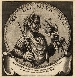 Portræt af den romerske kejser Licinius. af Netherlandish School