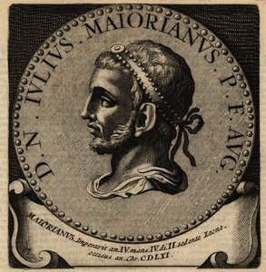 Portræt af den romerske kejser Majorian. af Netherlandish School