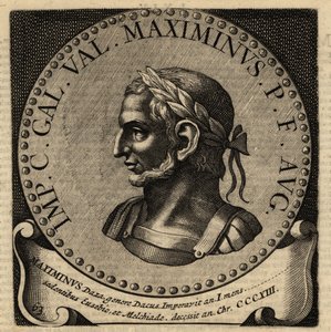 Portræt af den romerske kejser Maximinus II. af Netherlandish School
