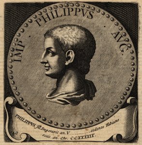 Portræt af den romerske kejser Filip II. af Netherlandish School
