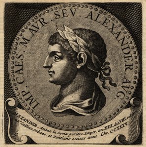 Portræt af den romerske kejser Severus Alexander. af Netherlandish School