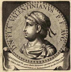 Portræt af den romerske kejser Valentinian I. af Netherlandish School