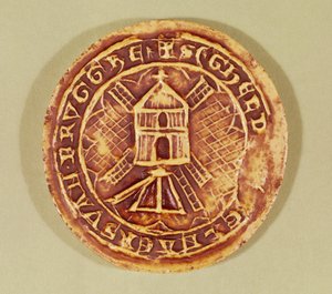 Segl for Brugge Guild of Millers, 1407 af Netherlandish School
