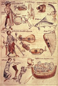 Sloane 3983 fol.13 Stjernetegn og symboler, fra 
