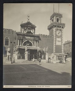 Porta Magna fra Arsenal i Venedig Venezia - Entrata dell