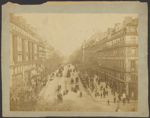 Paris, Boulevard Montmartre perspektiv