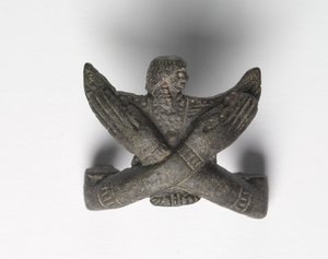 Bronzebeslag fra en "Shawabty Bundle": Krydsede arme, sent 18. til tidligt 19. dynasti, ca. 1336-1256 f.Kr. af New Kingdom Egyptian