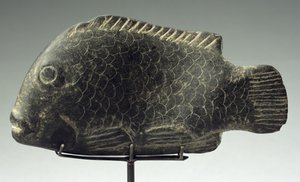 Fisk, 1540-1069 f.Kr. (hård sort sten)