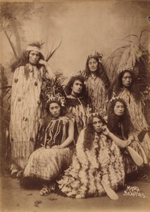 Maori kvinder fra New Zealand (s/h foto)