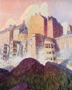 Slaget ved Stirling Castle af Newell Convers (after) Wyeth