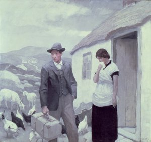 En søn af hans far (olie på lærred) af Newell Convers Wyeth