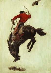 Bucking Bronco af Newell Convers Wyeth
