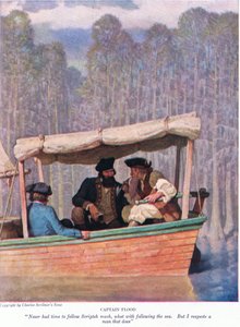 Kaptajn Flood: Havde aldrig tid til at følge Scripteh, hvad med at følge havet. Men jeg respekterer en mand, hvad gør, 1928 af Newell Convers Wyeth