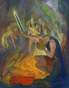 Odysseus i de dødes land af Newell Convers Wyeth