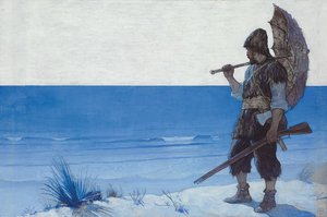 Robinson Crusoe: Slutpapir af Newell Convers Wyeth
