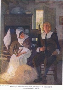 Sagt med en rystende stemme, hvorfor taler du ikke for dig selv, John af Newell Convers Wyeth