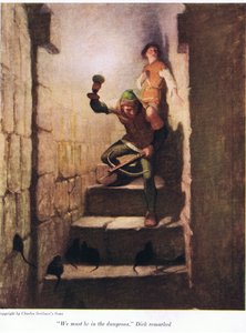 Vi skal være i fangehullerne, bemærkede Dick, 1916 af Newell Convers Wyeth