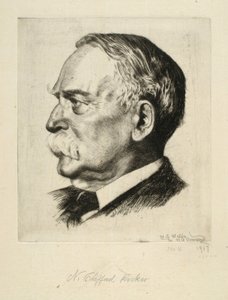 Portræt af N. Clifford Ricker af Newton A. Wells