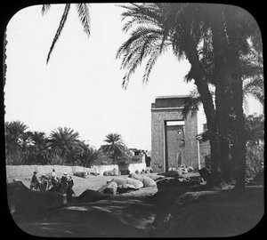 Avenue of Sphinxes, Karnak, Egypten, c1890