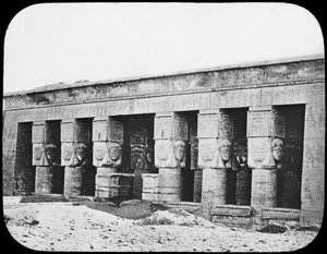 Hathors tempel, Dendera, Egypten, c1890.