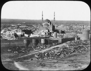 Saladin-citadellet i Cairo, Egypten, c1890.
