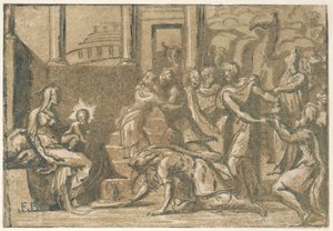 Magiernes tilbedelse, 1540-50., 1540-50. af Giuseppe Niccolò Vicentino