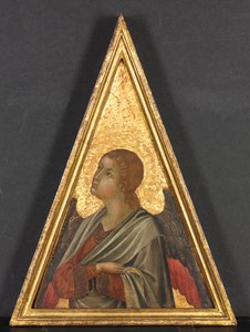Pinnacle med englepar, ca. 1340. af Niccolò di Segna